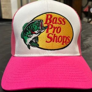 Bass Pro Shops pink hat